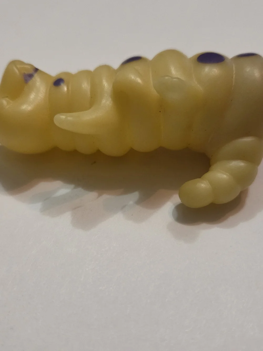 Vintage Avon Caterpillar Balm Holder Glow In The Dark